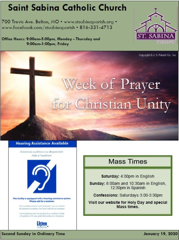 Bulletin St. Sabina Parish