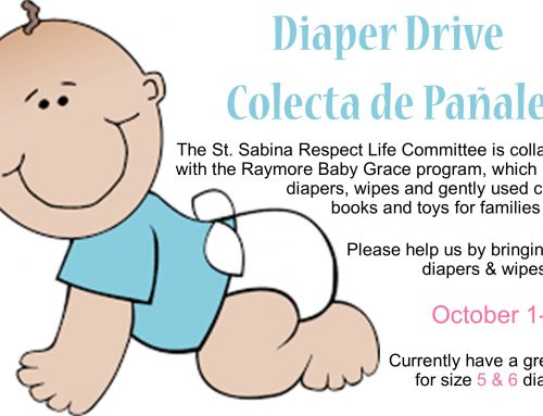Diaper Drive – October 1-9