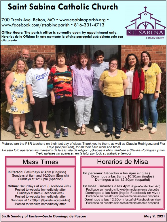 Bulletin St. Sabina Parish