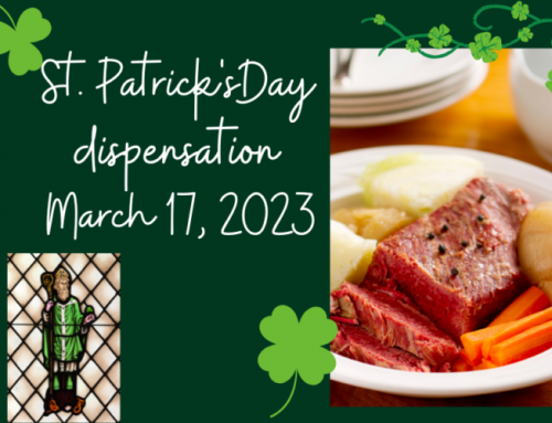 St. Patrick’s Day Dispensation